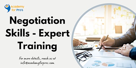 Negotiation Skills - Expert 1 Day Training in Montreal