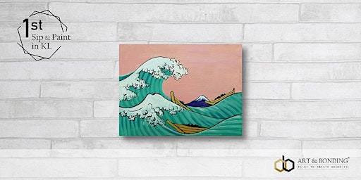 Sip & Paint Night : THE GREAT PASTEL WAVE OFF KANAGAWA BY HOKUSAI