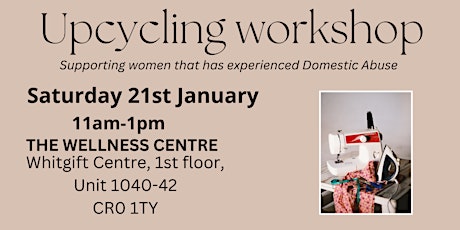 Upcycling & Recycling  Domestic abuse Workshop primary image