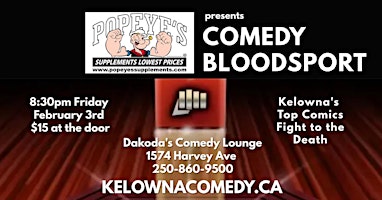 Comedy Bloodsport presented by Popeye's Supplements