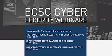 ECSC Cyber Security Webinars primary image