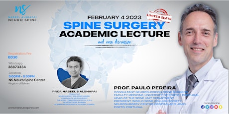 SPINE SURGERY ACADEMIC LECTURE - NS Neuro Spine