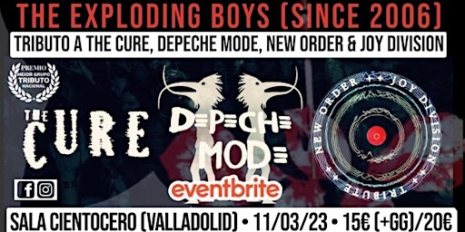 VALLADOLID: TRIBUTO A THE CURE, DEPECHE MODE, NEW ORDER & JOY DIVISION!
