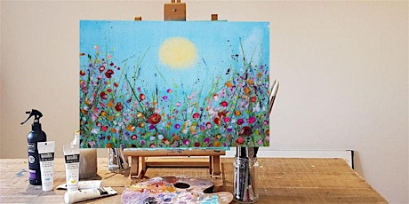 'Spring Meadow' Painting workshop at Swan & Cygnet in Wakefield