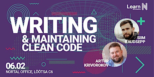 Tallinn: Learn w/ Nortal - Writing and maintaining clean code!