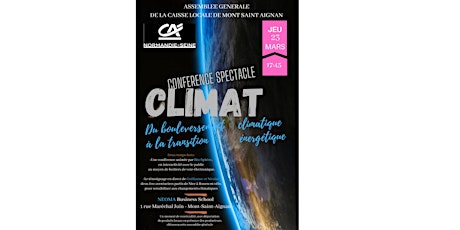 CONFERENCE SPECTACLE "LE CLIMAT"
