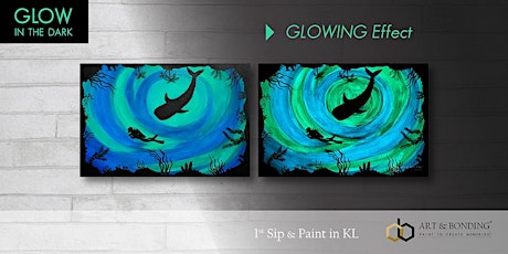 Glow Sip & Paint : Glow - DIVING ADVENTURE