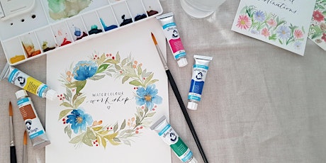 Watercolour Workshop: Floral Wreath Edition primary image