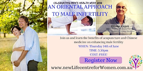 Men's Health Week: An Oriental Medicine Approach To Male Infertility primary image