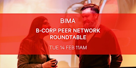 BIMA B-Corp Peer Network Roundtable