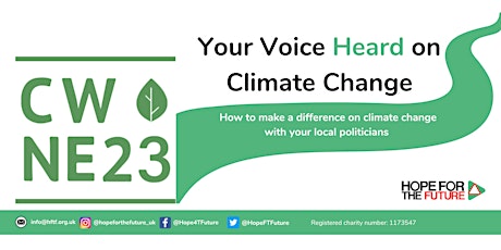Your Voice Heard on Climate Change