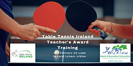 Table Tennis Teachers Training Award