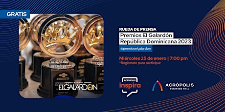 Rueda de Prensa: Premios El Galardón 2023