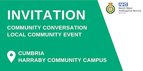 NWAS Community Conversation event - Cumbria