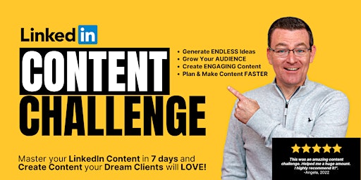 LinkedIn Content Challenge (7-Day Interactive Training & Challenge)