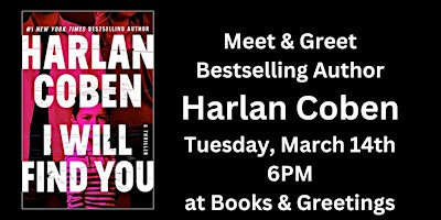 Harlan Coben Book Signing