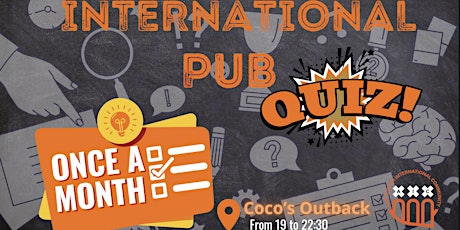 International Pub quiz @ Coco's