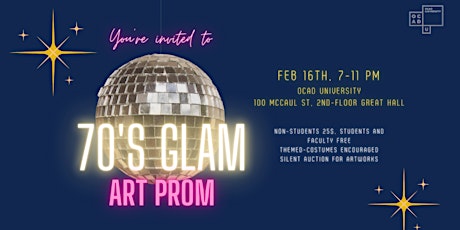 70s Glam Art Prom 2023 OCADU 2023 primary image