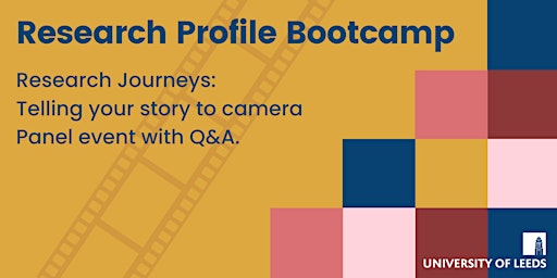 Research Journeys: Telling your story to camera - Panel plus Q and A. primary image