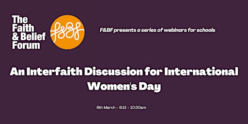 An Interfaith Discussion for International Women's Day