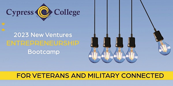 New Ventures Entrepreneurship Bootcamp, Veterans and Military Connected