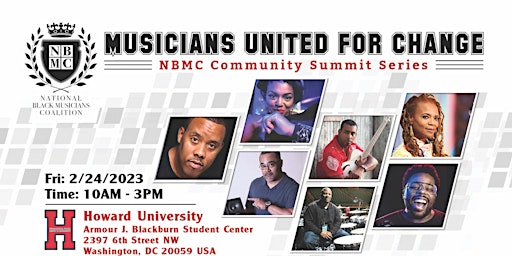 MUSICIANS UNITED FOR CHANGE Presented by NATIONAL BLACK MUSICIANS COALITION
