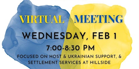 Focused meeting on Ukrainian and host support: Feb 1