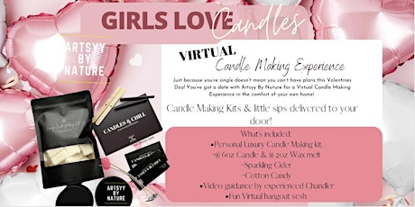 Girls Love Candles!! Virtual Candle Making Experience