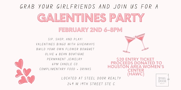 Galentines Party - Sip, Shop, and Play!