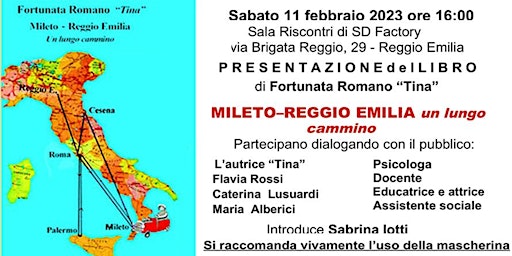 Presentazione del libro di Fortunata Romano “Tina”   Mileto - Reggio Emilia