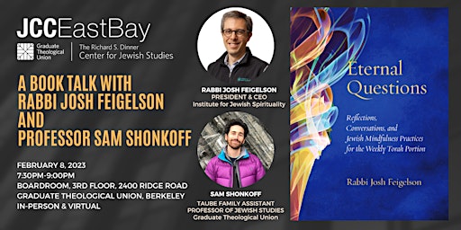 Book Talk with Rabbi Josh Feigelson and Sam Shonkoff (a hybrid event)