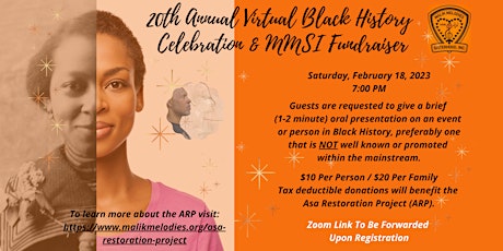 20th Annual Black History Celebration and MMSI Fundraiser