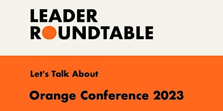 Let's Debrief Orange Conference 2023 primary image