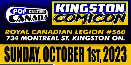 Kingston ComiCon : October 1st 2023  :  Comic Con