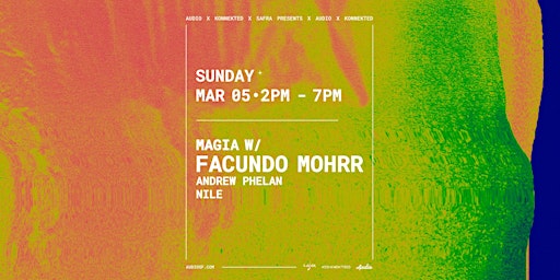 Magia Day Party w/ FACUNDO MOHRR at Audio