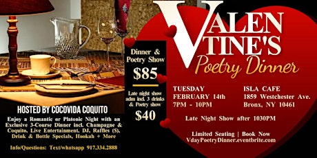Valentine's Poetry Dinner
