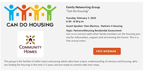 Family Networking Group - Can Do Housing  02/07/23