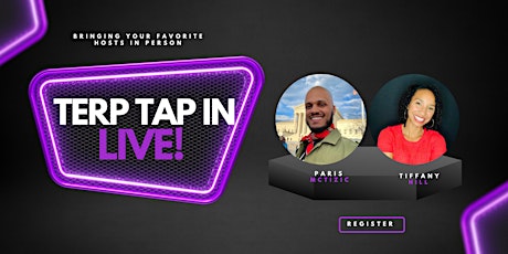 Terp Tap In - LIVE!