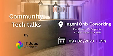 Community Tech-Talk by ITJobs Andorra