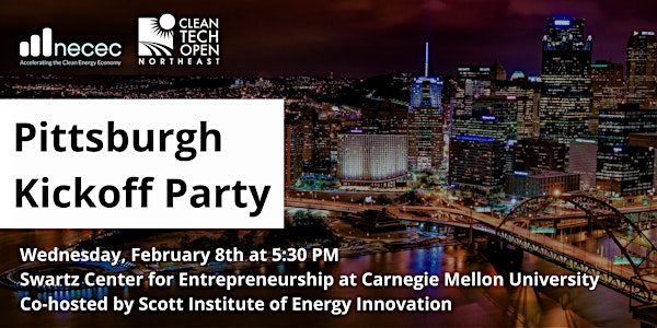 2023 Cleantech Open Northeast Pittsburgh Kickoff Party &  Alumni Tours