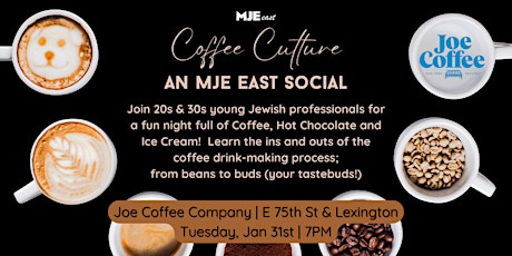 Joe Coffee Company: An MJE East Social | 20s & 30s YJPs | Games & Hangout