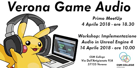 Immagine principale di Verona Game Audio - Workshop 