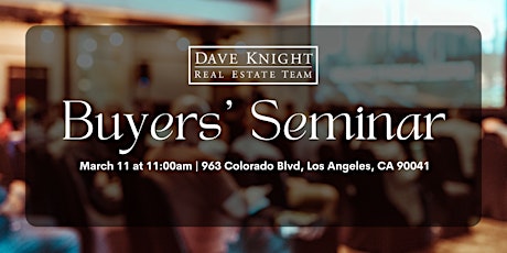 Buyers' Seminar 3/11