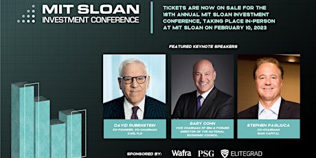 MIT Sloan Investment Conference 2023