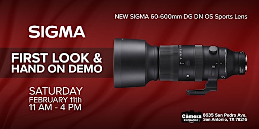 First Look & Hands-On Demo - NEW SIGMA 60-600mm DG DN OS Sports Lens