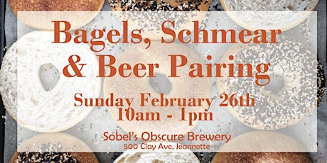 Bagels, Schmear and BEER Pairing