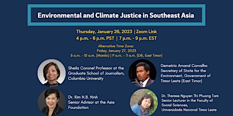 Environmental and Climate Justice in Southeast Asia