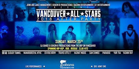 Vancouver All Stars 2018 After Party primary image