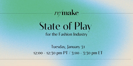 State of Play: A behind the scenes look at the fashion industry for 2023