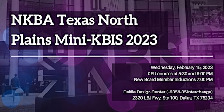 NKBA Texas North Plains Mini-KBIS 2023